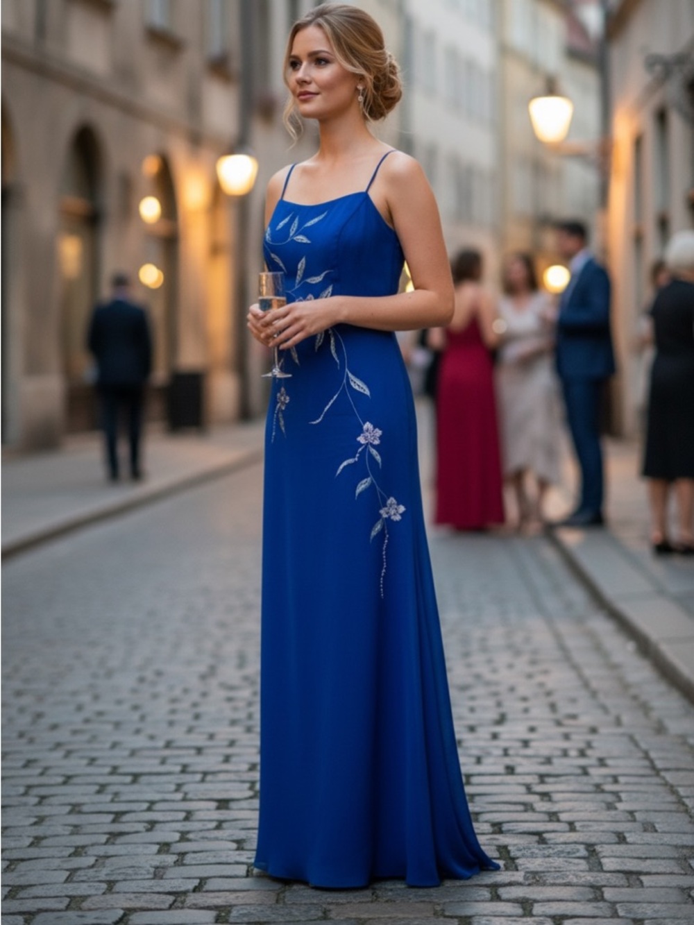 Mon Cheri Beaded Cocktail Dress or Wedding Reception
Timeless and Elegant